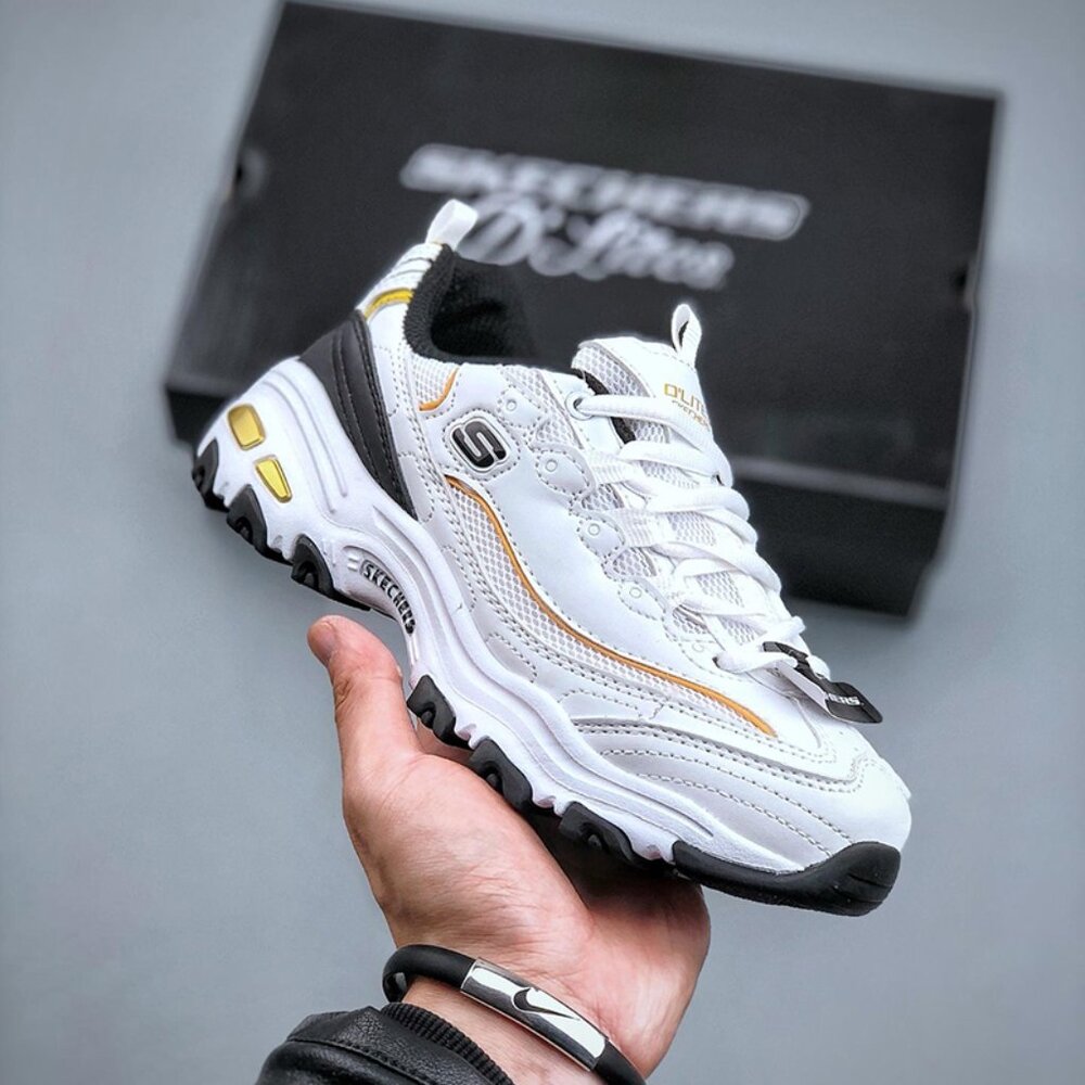 Skechers MH2 Panda Series Sports Shoes Black & White
